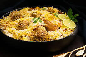 Hyderabadi chicken dum biryani
